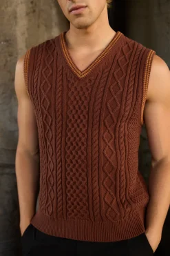 Rhythm Assembly Fisherman Knit Vest