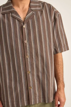 Rhythm Baja Relaxed Stripe Ss Shirt