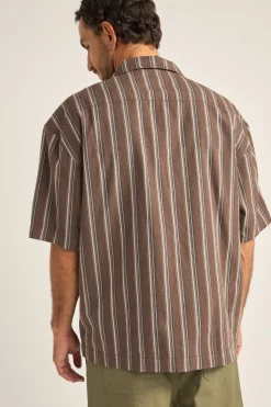 Rhythm Baja Relaxed Stripe Ss Shirt
