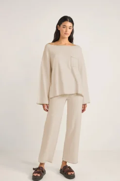 Women Rhythm Bondi Knit Straight Leg Pant