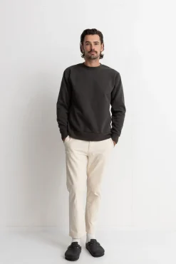 Rhythm Classic Fleece Crew Vintage Black