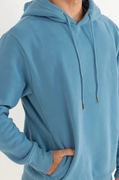 Rhythm Classic Fleece Hood Mineral Blue