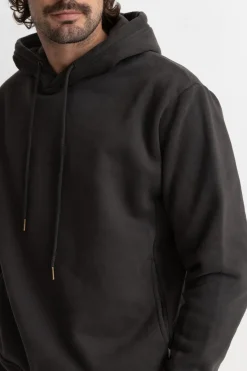 Rhythm Classic Fleece Hood Vintage Black