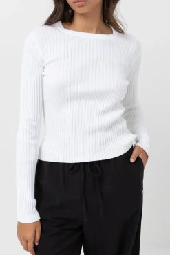Women Rhythm Classic Knit Long Sleeve Top