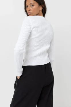Women Rhythm Classic Knit Long Sleeve Top