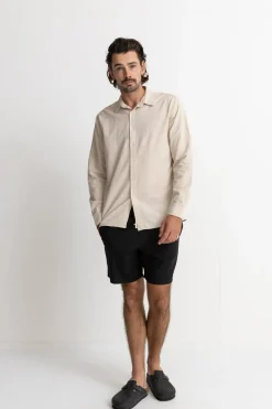 Rhythm Classic Linen Ls Shirt