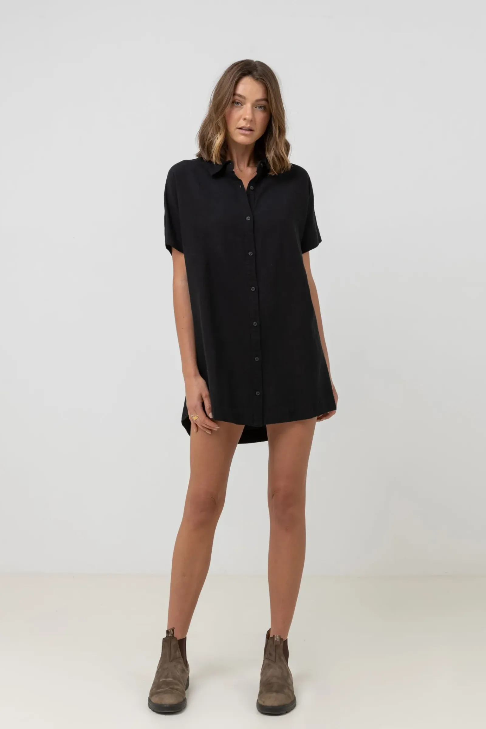 Women Rhythm Classic Shirt Dress
