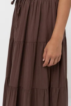 Women Rhythm Classic Tiered Maxi Skirt