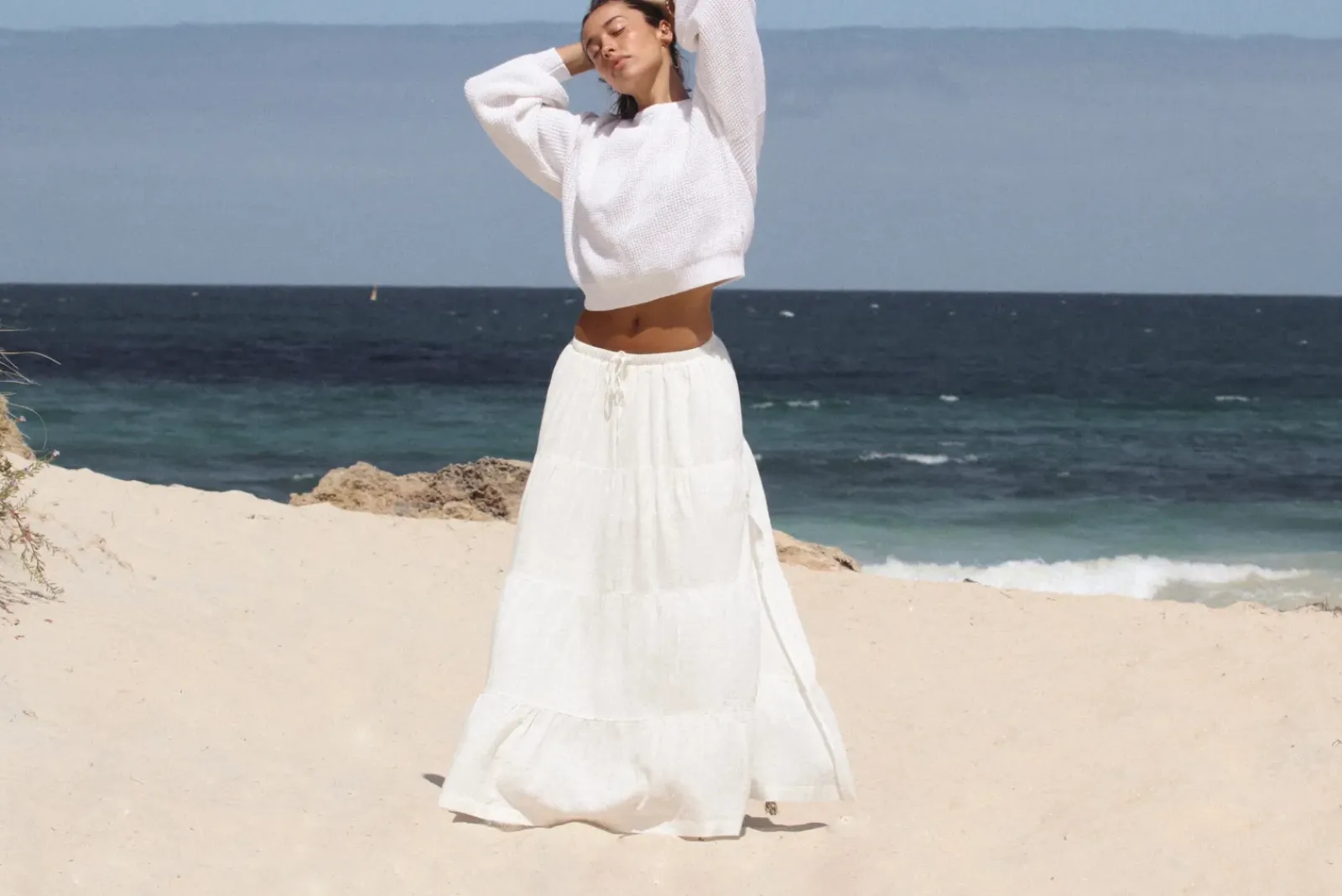 Women Rhythm Classic Tiered Maxi Skirt