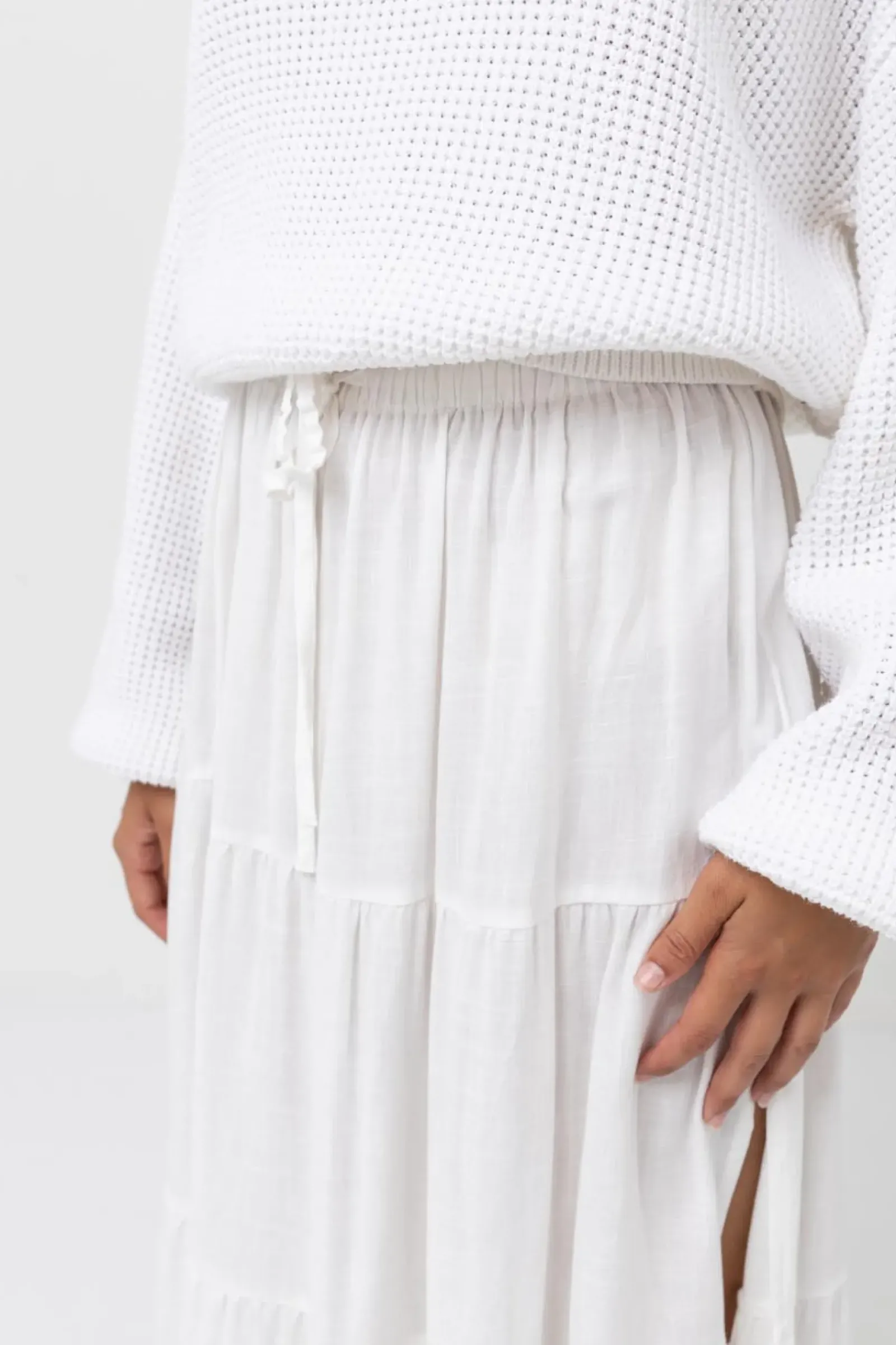 Women Rhythm Classic Tiered Maxi Skirt