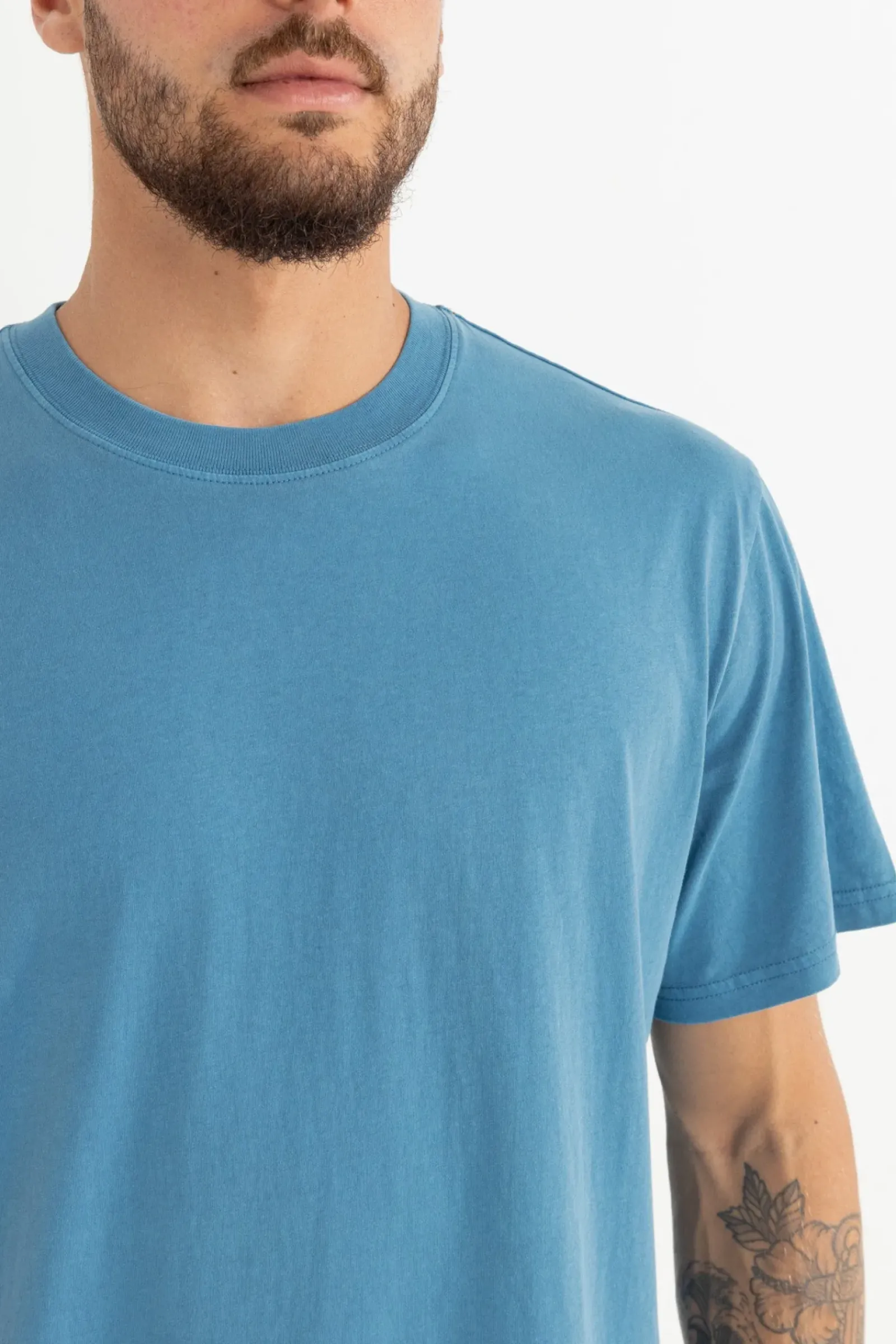 Rhythm Classic Vintage Tee Mineral Blue