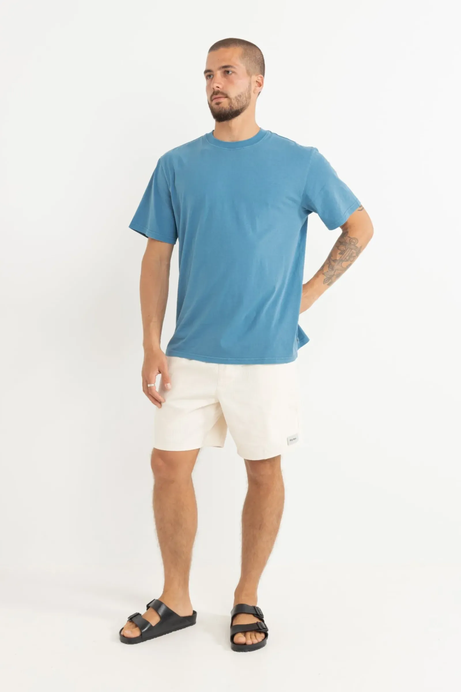Rhythm Classic Vintage Tee Mineral Blue
