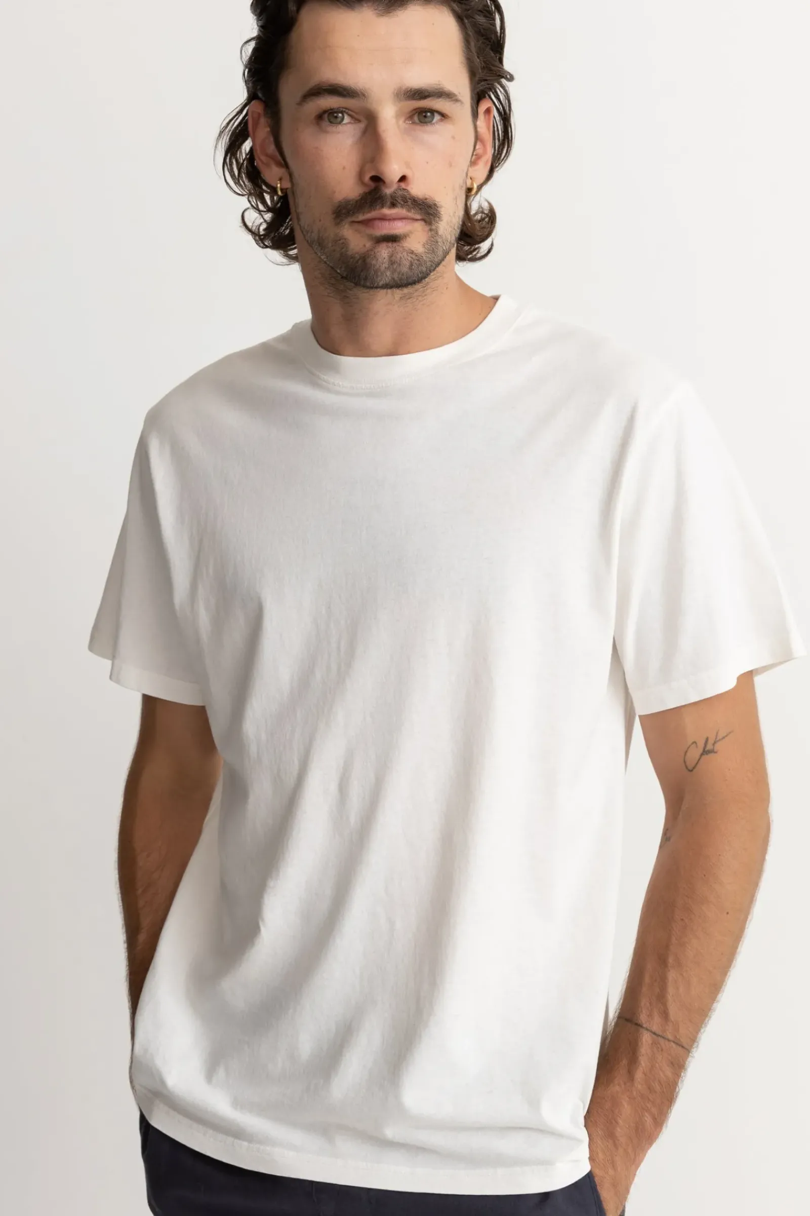 Rhythm Classic Vintage Tee Vintage White