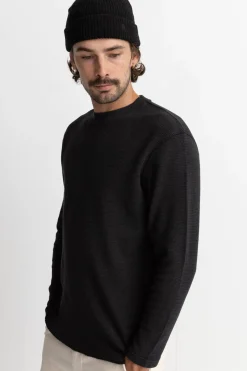 Rhythm Classic Waffle Knit Vintage Black