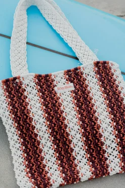 Rhythm Crochet Tote Bag