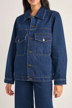 Women Rhythm Demi Oversized Denim Jacket