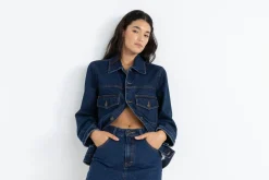 Women Rhythm Demi Oversized Denim Jacket