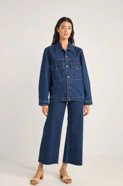 Women Rhythm Demi Oversized Denim Jacket