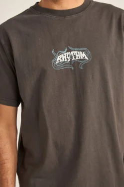 Rhythm Dos Soles Vintage Ss T-Shirt Vintage Black