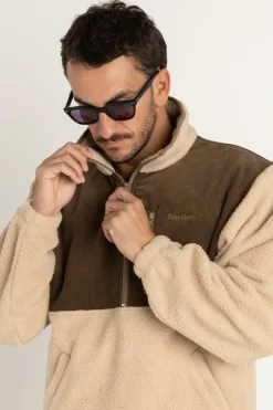 Rhythm Dune Half Zip Pullover