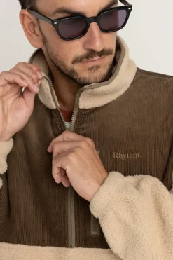 Rhythm Dune Half Zip Pullover