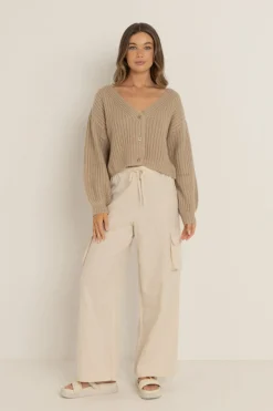 Women Rhythm Eadie Oversized Knit Cardigan