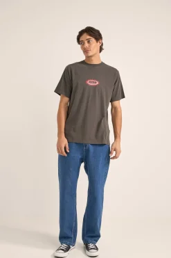 Rhythm Ellipse Sun SS T-Shirt Vintage Black