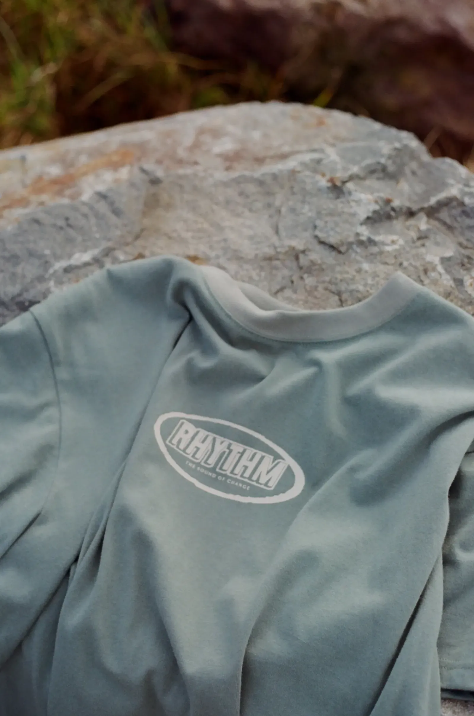 Rhythm Elliptic Printed Vintage Ss T-Shirt Vintage Green