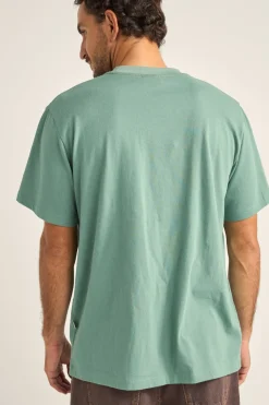 Rhythm Elliptic Printed Vintage Ss T-Shirt Vintage Green
