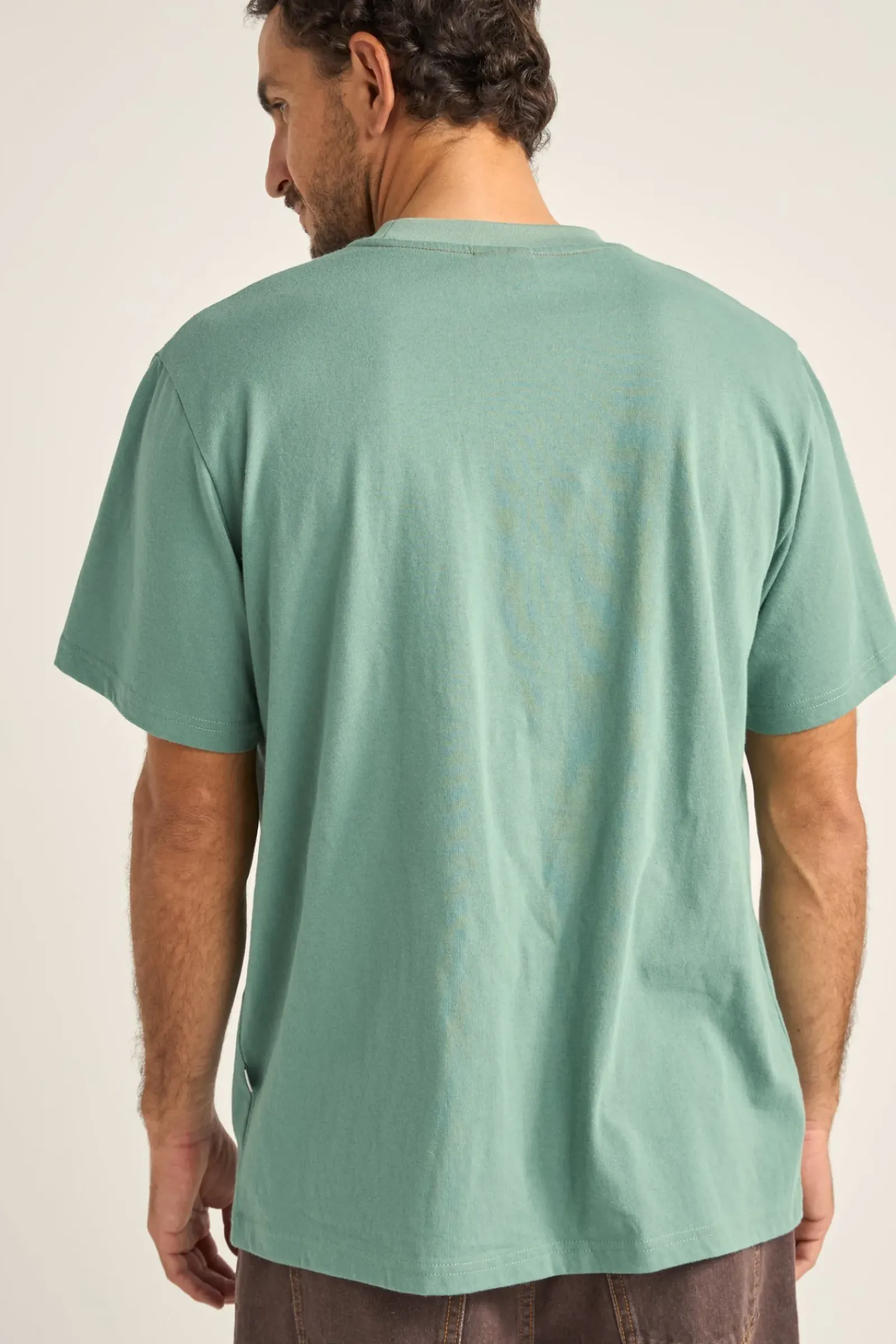 Rhythm Elliptic Printed Vintage Ss T-Shirt Vintage Green