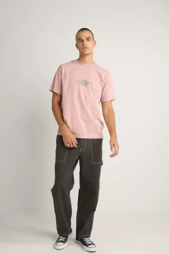 Rhythm Flame Printed Vintage Ss T Shirt
