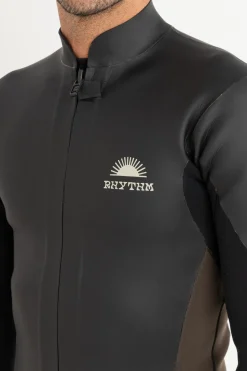 Rhythm Heritage Front Zipper Jacket Black