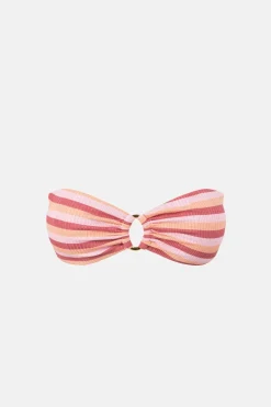 Women Rhythm Ibiza Stripe Rib Bandeau Top