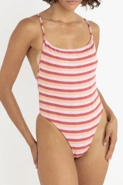 Women Rhythm Ibiza Stripe Rib One Piece