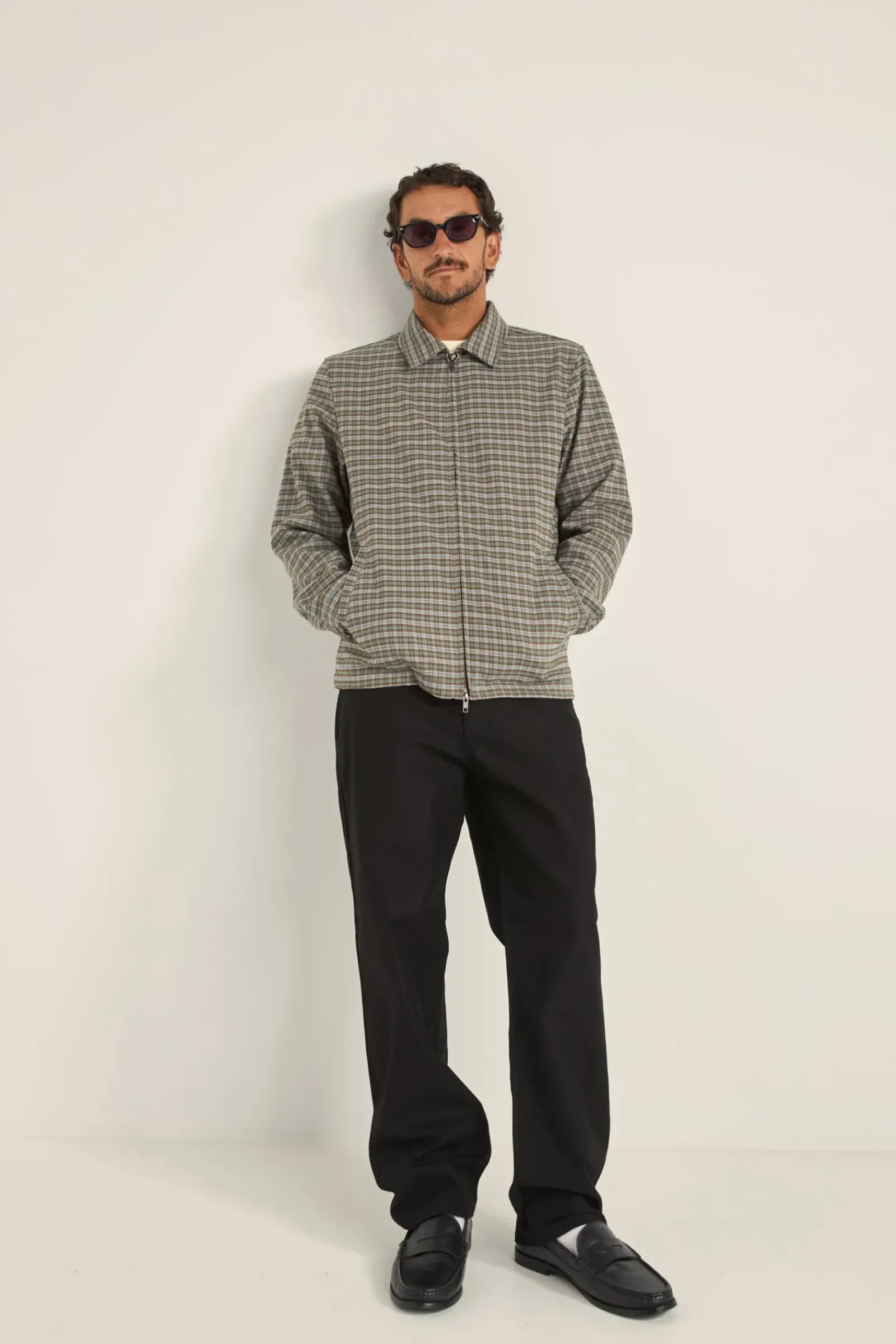 Rhythm Jordy Check Jacket Blue Check