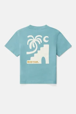 Kids Rhythm Kids Oasis SS T-Shirt Seafoam