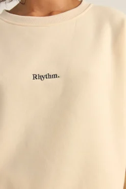 Women Rhythm Logo Crew Neck Fleece