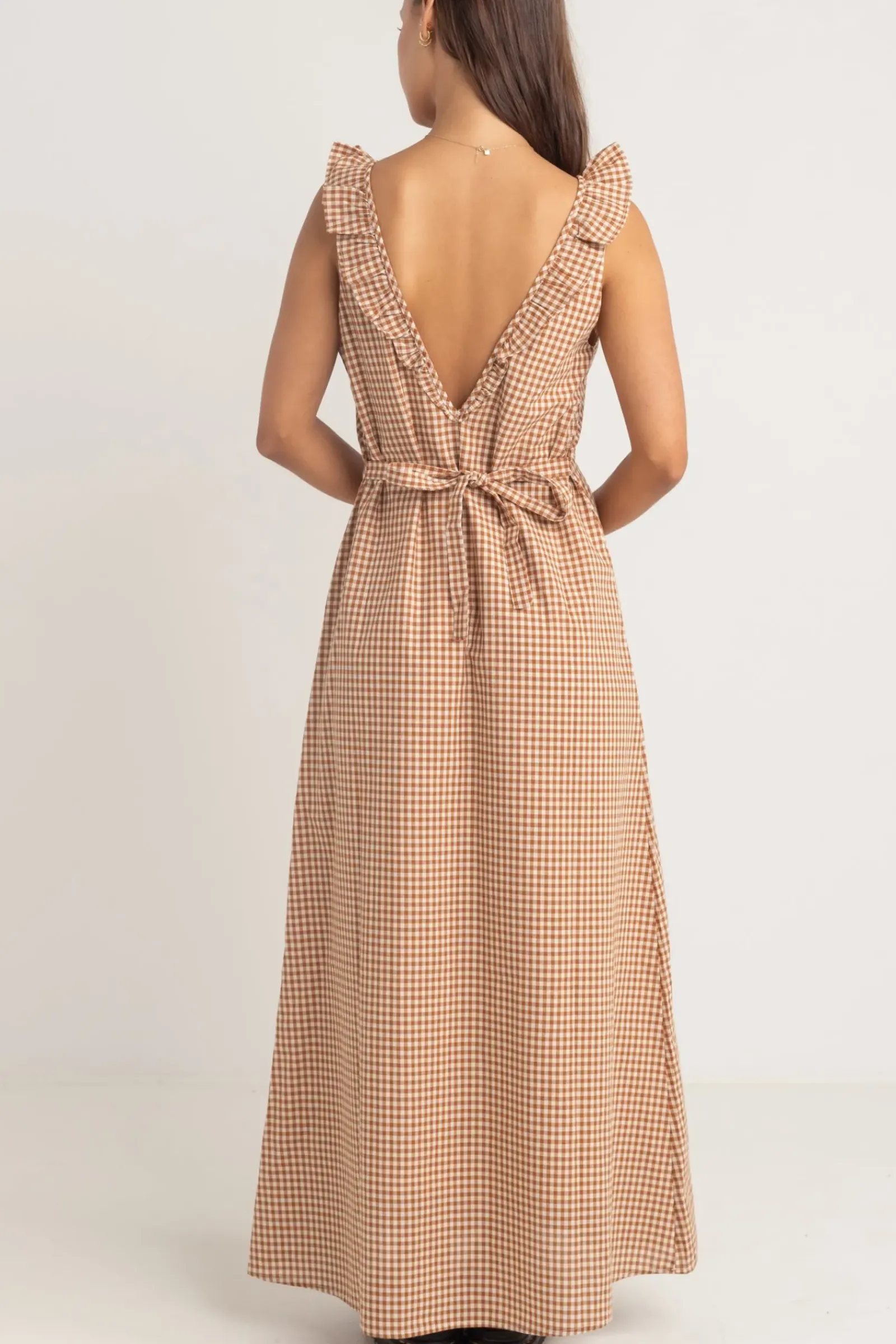 Women Rhythm Lola Check Ruffle