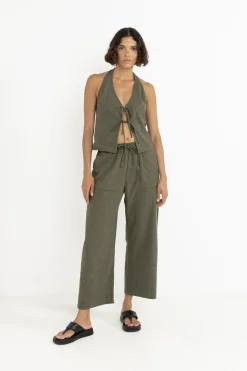 Women Rhythm Louise Check Halter Top