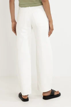 Women Rhythm Low-Rise Barrel Denim Pant