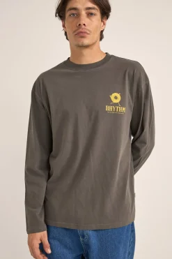 Rhythm Record Vintage Ls T-Shirt Vinatge Black