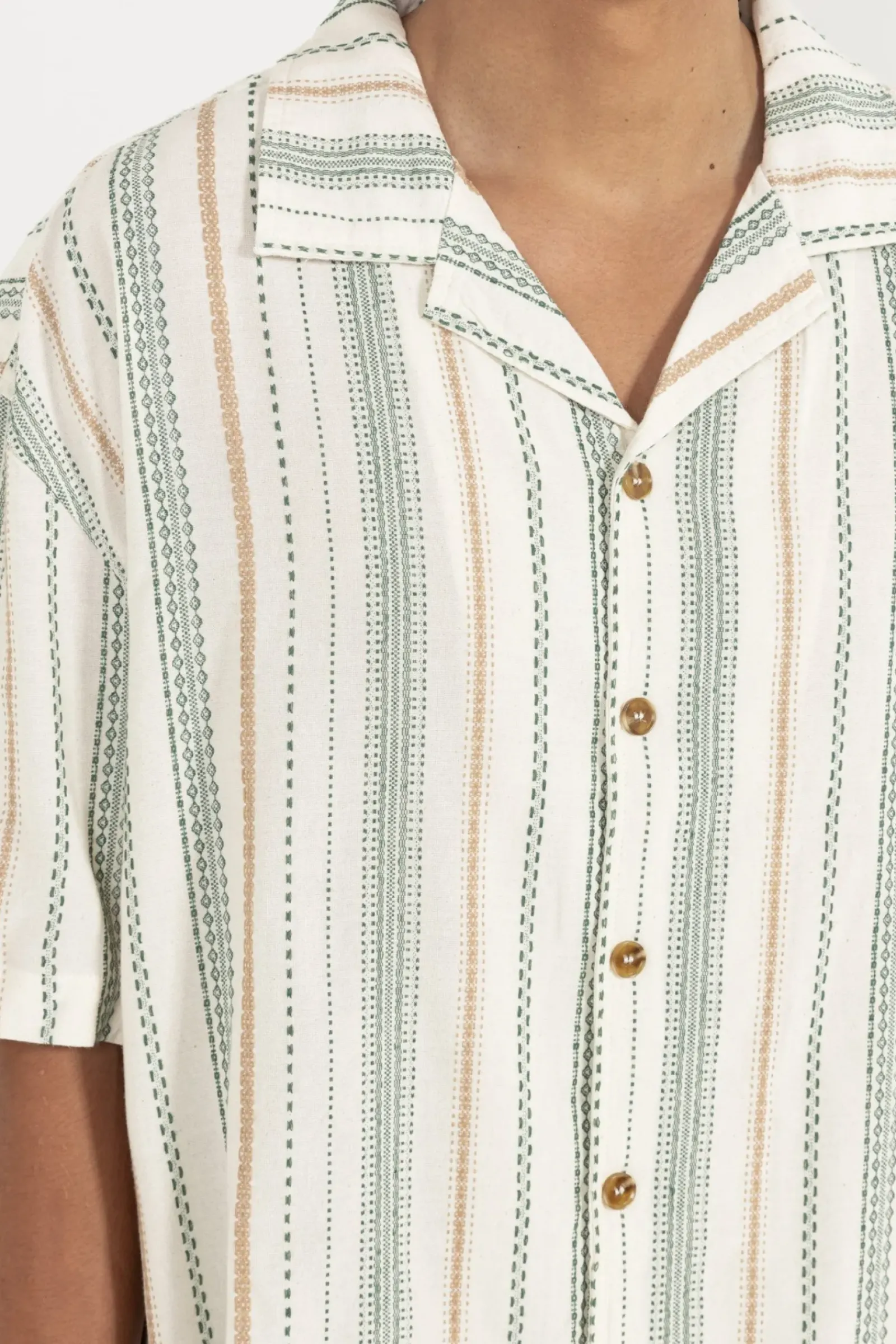 Rhythm Relaxed Stripe Ss Shirt