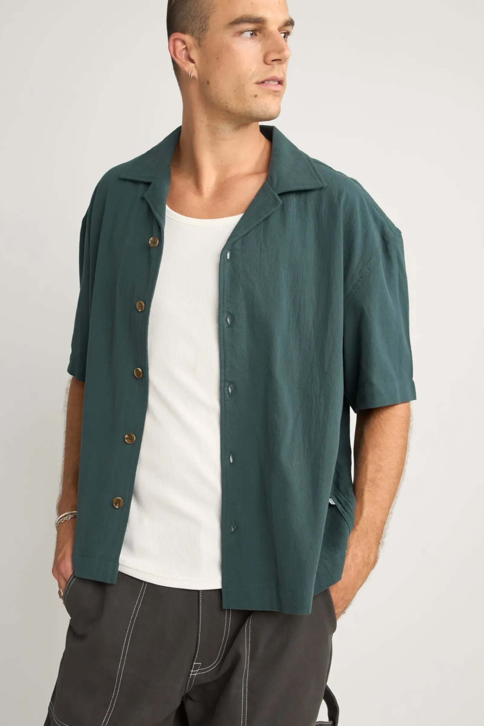 Rhythm Relaxed Texture Ss Shirt