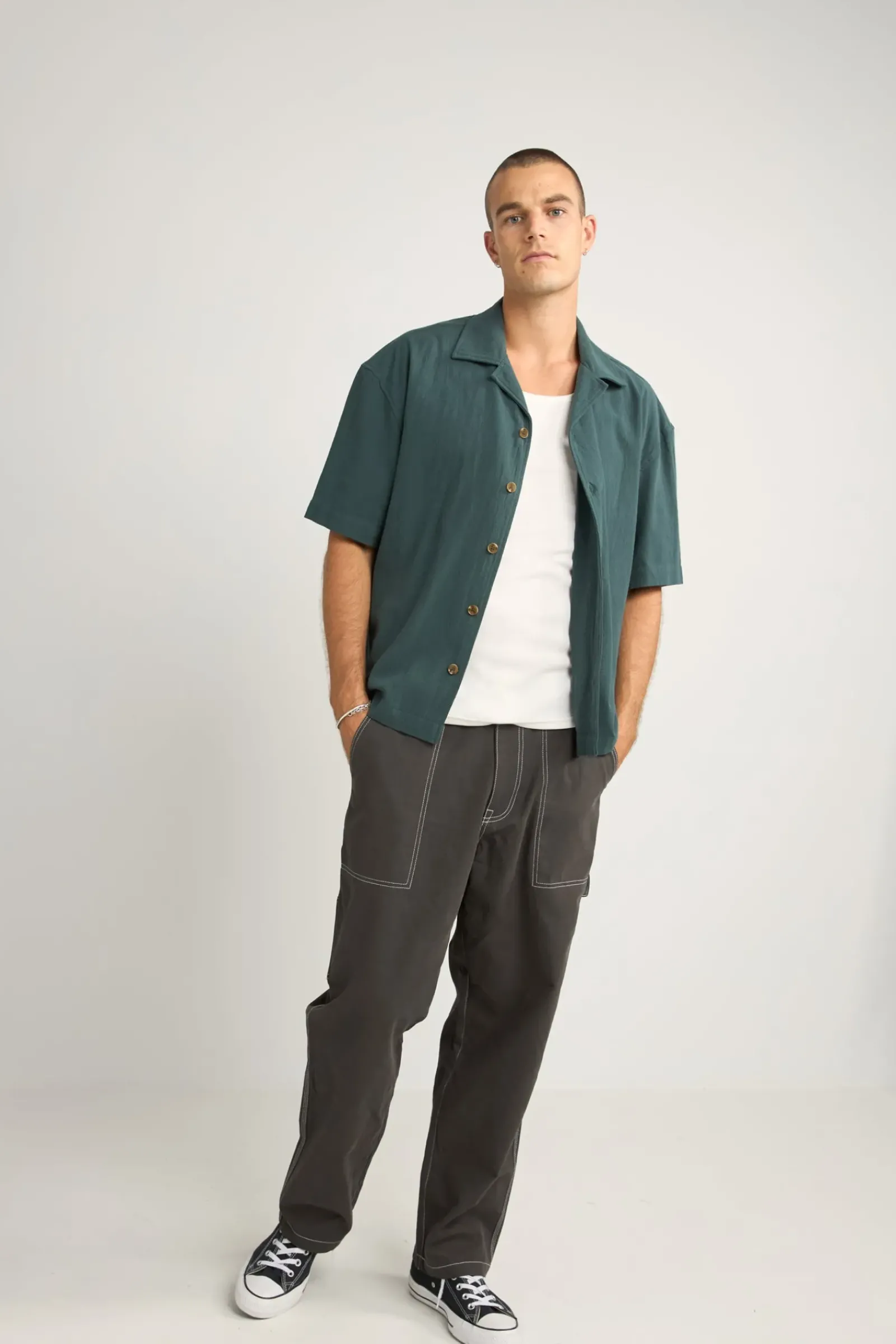 Rhythm Relaxed Texture Ss Shirt