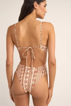 Women Rhythm Seafarer Tie Back Minimal One Piece  