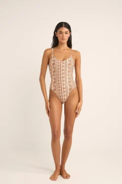 Women Rhythm Seafarer Tie Back Minimal One Piece  