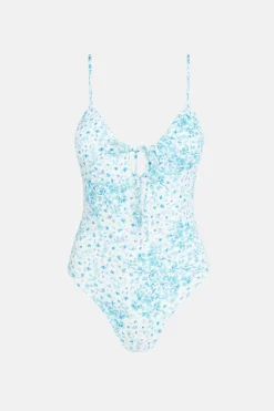 Women Rhythm Serenity Floral Tie Front One Piece