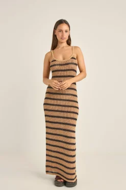 Women Rhythm Sol Stripe Knit Maxi Dress
