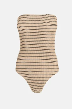 Women Rhythm Sol Stripe Strapless One Piece