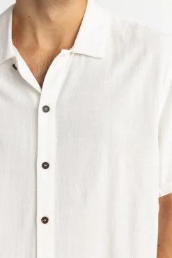 Rhythm Textured Linen SS Shirt